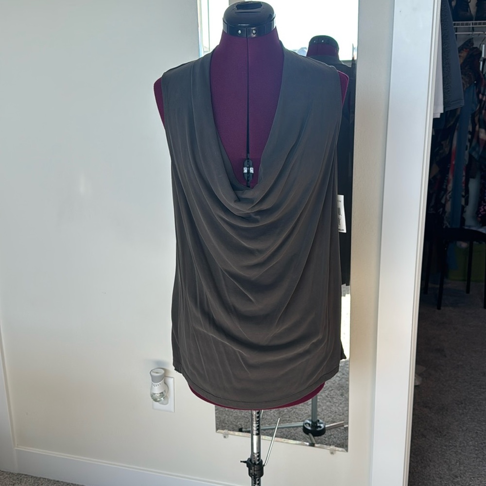 NWT Madison & Berkeley Olive Blouse